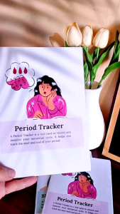 Period Tracker Notebook | Menstrual Cycle Log Book | Womens Health Journal | A5