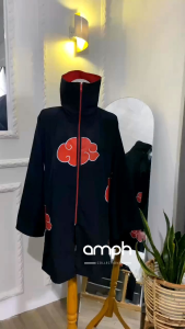 Kostum Cosplay Jubah Akatsuki Anime Naruto Costum Cosplay Akatsuki