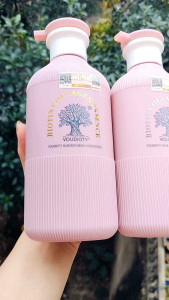 Dầu gội xả Biotin collagen hồng phục hồi kích thích mọc tóc siêu mềm mượt 500ml*2