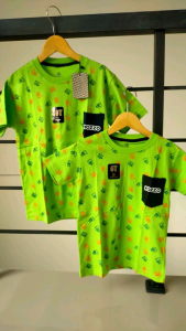 Kozzo kids Light green transport series / kaos anak laki-laki / anak Distro anak laki/ kaos combed 30s anak /kaos murah anak laki