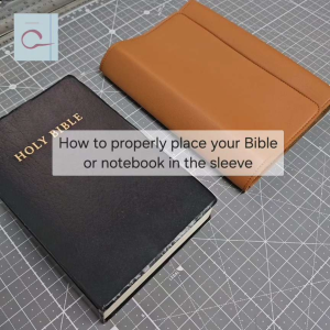 Custom Fit Bible Leather Sleeve (SEND DIMENSIONS 1ST BEFORE ORDERING)(letter stamp not included)
