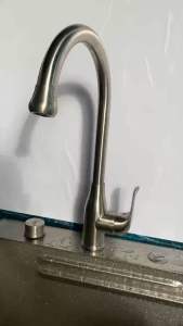 5 năm Ko han rỉ vòi inox 304 chất liệu đúc dày vòi rửa chén bát nóng lạnh 2 đường nước