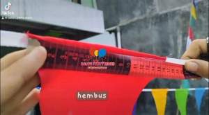 Bendera Merah Putih Renteng/ Bendera Segitiga panjang 5 meter/ Bendera Juntai
