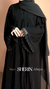 [ABAYA ORI] ABAYA DUBAI TURKEY Sherin  BUSUI GAMIS ARAB SAUDI INDIA MAXI DRESS TREND KEKINIAN GAMIS BORDIR FASHION WANITA MURAH MUSLIMAH /TERBARU / COUPLE / GAMIS LEBARAN / TERLARIS / ABAYA UMROH BEST SELLER BISA BAYAR DI TEMPAT/COD