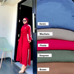 Stelan knite Rok best seller ukuran besar kecil bisa pakai bahan meral