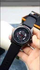 NEW VARIAN - NEW STOK - NEW PROMO - Jam Tangan Pria Swis Armi Chrono Variasi (4.6mm) Free Box Strap Tali Rubber