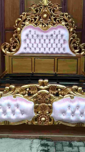 DIPAN RANJANG TEMPAT TIDUR BARONG KAYU JATI UKIR MEWAH BERKUALITAS