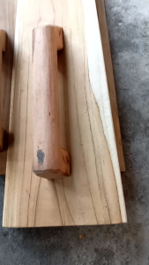Raskam Kayu Jati Asli Trowel Bangunan Ukuran 60cm Kasutan Labur