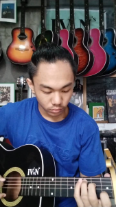 Ivans acoustic guitar ( Glossy Black )