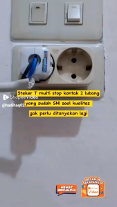 Stop Kontak Colokan T Multi 2 Lubang MATSUI MT - 315