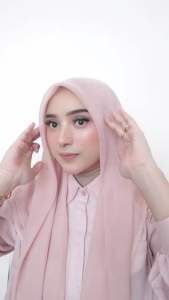 SEGIEMPAT PARIS PLAIN JAPAN ORI/HIJABPREMIUM/KERUDUNGBESELELR