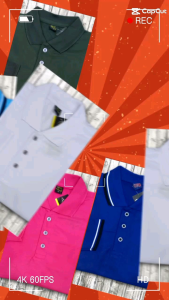 Kaos Kerah Polo Tshirt Lengan Panjang Atasan Kaos Olahraga Lengan Panjang Pria Dan Wanita