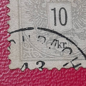 Prangko Austria klasik koleksi Kuno 10 kr Lambang negara Tahun 1883 USED