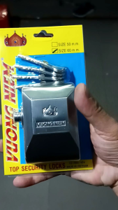 Khoá chụp Vương Niệm | Inox chống gỉ | Chống nạy chống đập khoá