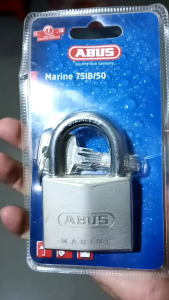 Ổ khoá ABUS Marine 75IB/50-60 | Kháng nước khắng mặn | Sử dụng được trong môi trường nước |