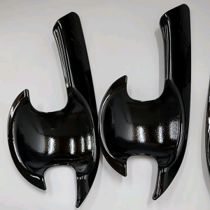 Perodua Alza 2022 - 2025 New Door Handle Cover Inner Bowl Protector Fuel Cap glossy Black Piano Black Car Accessories Exterior