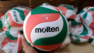 TERMURAH BOLA VOLI MOLTEN 4200 ORIGINAL MURAH DAN ANTI AIR GRATIS DOP JARING BOLA DAN POMPA MINI