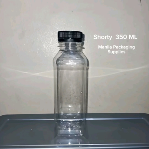 [100 pcs] 350 ML Shorty Plastic Bottle Pet bottles