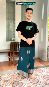 Sarung instan dewasa dengan karet pinggang Bahan halus