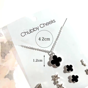 K1127 Kalung Anting Set / Aksesoris Perhiasan Wanita / Kalung Fashion Korea / Anting Fashion Perempuan