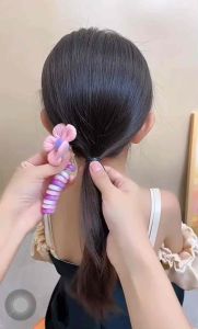 ราคาพร้อม ยางรัดผมเกลียว 6ชิ้น 6แบบ มีขายแยก ยางรัดผมเด็ก ตกแต่งทรงผม โบว์ผูกผม กิ๊ฟติดผม น่ารัก สำหรับเด็กและผู้ใหญ่