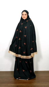 Mukena Dewasa Premium Bordir Karina Katun Micro Grade A