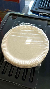 50 Keping Pinggan Kertas/Pinggan Pakai Buang/Pinggan Kenduri/[50pcs] 9" Disposable Paper Plate / Brown Paper Food Tray / Party Plate