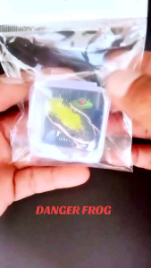 Wholesale Soft Frog (Dangerfrog) Fishing Lures - Real Action High Strike - Soft & Durable - High Attraction - Easy Room Up - 12 Pack