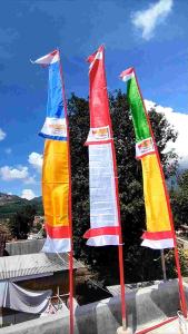 Bendera Bandir Isi 10 Pcs Umbul Umbul Warna Warni Merah Putih