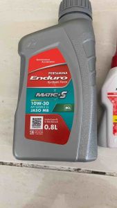 Oli Enduro matic S SAE 10w30 08L & Oli gardan GGI 120 ML (Paket)