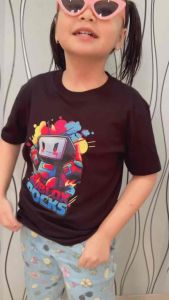 Baju Kaos Premium Anak Roblock Bahan Cotton Combed 30