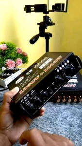 PAKET AMPLIFIER+ MIC DAYA 2000 WATT FULL BASS FLECO BT-198PRO Audio penguat suara FULL BASS & treble {AMPLIFIER ORI}