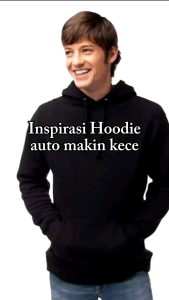 SWEATER HODIE POLOS DEWASA bahan fleece tebal