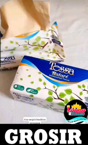 (PAKET 3 Pcs) Tissue TESSA NATURE 120 sheet 3 ply coklat