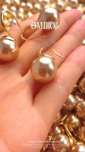 (Bebas beli 2 dapat bonus) COD A88 Anting mutiara sampanye manis model korea original wanita titanium anti karat anti luntur