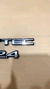 Emblem Logo 2.4 I-VTEC Mobil Universal Emboss Cover Chrome