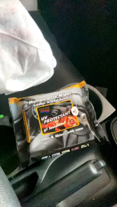 🎯🎯 Waxy ผ้าเปียกเช็ดคอลโซลบำรุงรักษาบาะหนังกันแสงแดด ป้องกัน UV ของแท้ สะดวกในการดูแล