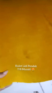 100RB DAPAT 7PCS CELANA KULOT LIDI PLISKET PENDEK 7/8