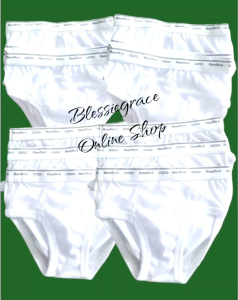 6pcs/12pcs Hanford Briefs Bundle 👧 | High Quality Cotton Panties Multi Sizes 0-20 Years | Classic White Everyday Underwear