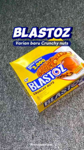 Blastoz Wafer Roll Kemasan  24g/harga Borong untuk satu karton isi 6kotak × 12Pcs.