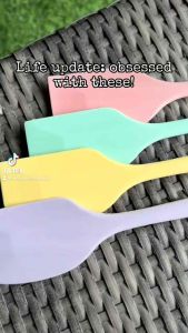 PERSONALIZED Silicone Spatula Heat Resistant Baking Kitchen Tools (Laser Engraving)