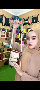 Tas Selempang Pouch Zora Casual Terbaru Tas Bahu Pria Wanita Kanvas