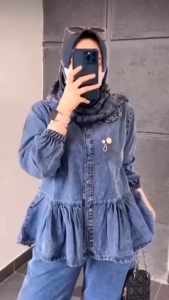 Ready Airla Setelan Celana Jeans Fashion Wanita Kekinian Best Seller