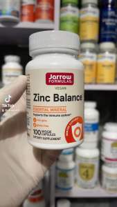 [MỸ] viên Zinc Balance® vegan 100 viên Jarrow Formulas
