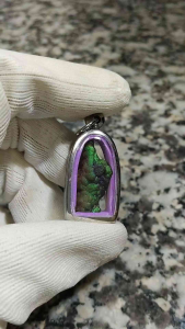 Green Leklai Pendant 青色力泥吊坠 Leklai Amulet 马来西亚力泥 100% Natural Leklai Malaysia