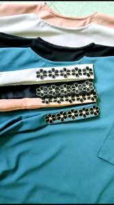 ZAHRA~ dress outer kaftan anak cantik 7-9 tahun