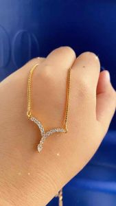 Kalung Dewasa Xuping Permata Cantik Dan Simple CXB178