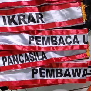 Paket Selempang Petugas Upacara Isi 10 Pcs/12 Pcs/15 Pcs Ready Siap Kirim