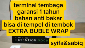 STOP KONTAK ARDE / SOCKET LUBY 1102-1105 PLUS LAMPU LUBY