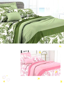 3in1 Single size Cotton bedsheets set premium quality